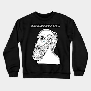 Sad Hippocrates (Large Print) Crewneck Sweatshirt